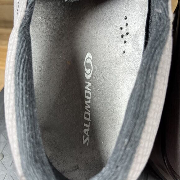 Salomon Womens Size 10 RX Snow Moccasin Slip On Sneakers Gray Contagrip - Picture 7 of 10